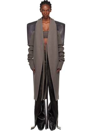 Rick Owens Gray Concordians SL Cyclops Coat