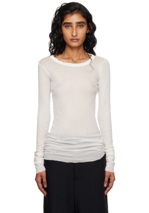 Rick Owens Off-White Concordians Mini Rib LS T-shirt