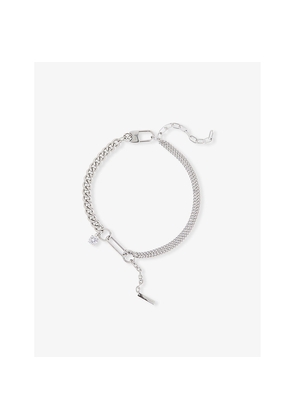 Mens Vitaly Shimmer Stainless Steel Necklace