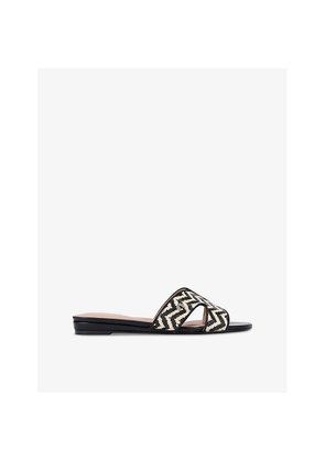 Womens Carvela Gala Capri Raffia Mule Sandals