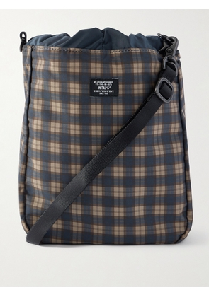 WTAPS - Checked Shell Messenger Bag - Men - Blue