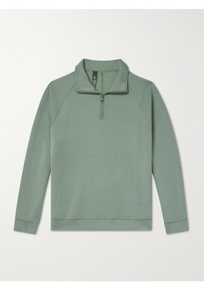 Lululemon - Smooth Spacer Stretch Recycled-Jersey Half-Zip Sweatshirt - Men - Green - S