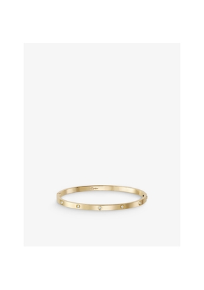 Womens Cartier Love Small 18ct Yellow-Gold and 10 Brilliant-Cut Diamond Bracelet