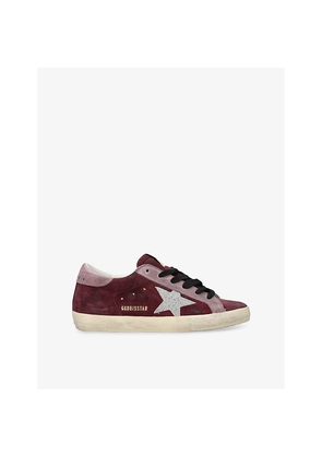 Womens Golden Goose Super Star 82867 Suede Low-Top Trainers