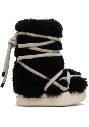 Rick Owens Black Concordians Mega Bumper Lunar Boots