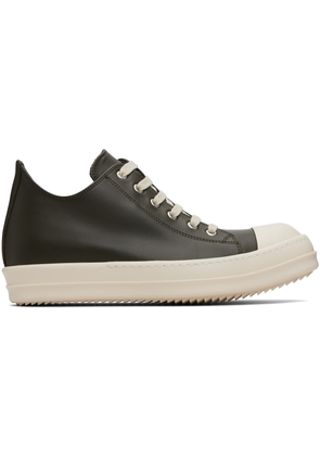 Rick Owens Khaki Concordians Low Sneaks Sneakers