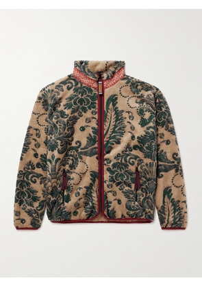 KAPITAL - Damask Printed Fleece Jacket - Men - Neutrals - 2