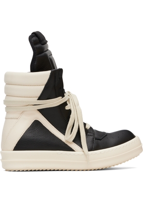 Rick Owens Black Concordians Geobasket Sneakers
