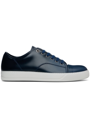 Lanvin Navy DBB1 Gradation Leather Sneakers