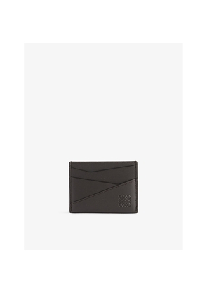 Mens Loewe Puzzle Edge Plain Leather Card Holder