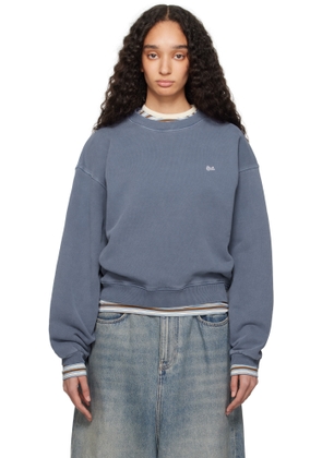 ERL Blue 'ERL' Crewneck Sweatshirt