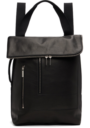 Rick Owens Black Concordians Cargo Backpack