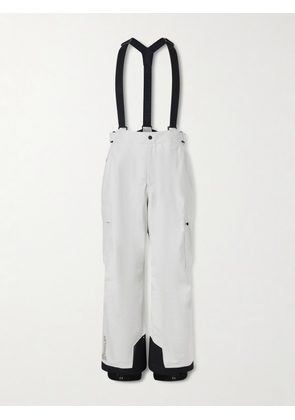 Moncler Grenoble - Wide-Leg Padded 3L GORE-TEX Ski Salopettes - Men - White - S