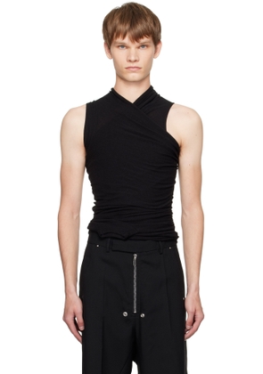 Rick Owens Black Concordians Hollywood Banana Tank Top