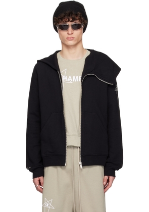 Rick Owens Black Champion Edition Mountain Hoodie