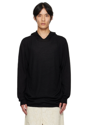 Rick Owens Black Concordians Long Sleeve Hoodie