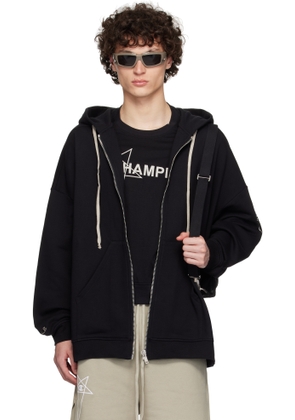 Rick Owens Black Champion Edition Jumbo Jason's Hoodie
