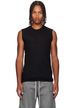 Rick Owens Black Concordians Basic Sleeveless Tank Top