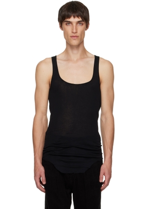Rick Owens Black Concordians Pony Slim Tank Top