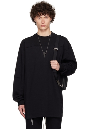 Rick Owens Black Champion Edition Girdered Sweatshirt