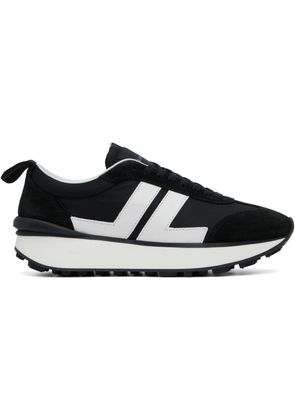 Lanvin Black Bumpr Nylon Sneakers