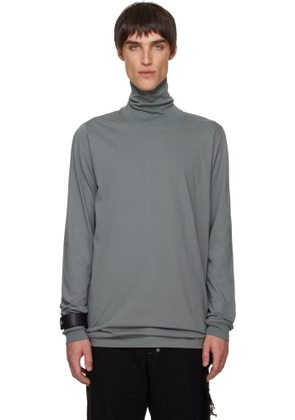 Rick Owens Gray Concordians Surf Turtleneck