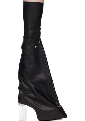 Rick Owens Black Concordians Taco Kiss Boots