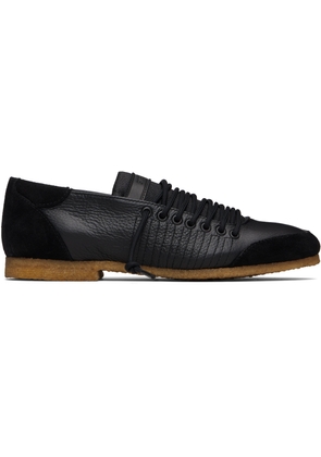 Stefan Cooke Black Laced Trainer Sneakers