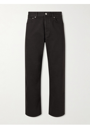 NN07 - Otis 1874 Straight-Leg Organic Cotton-Gabardine Trousers - Men - Brown - UK/US 28