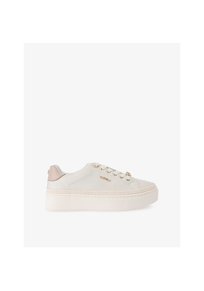 Womens Carvela Caprese Leather Low-Top Trainers