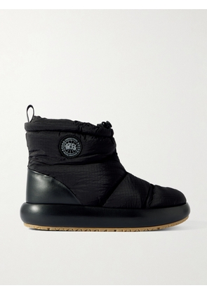 Canada Goose - Pender Logo-Appliquéd Quilted Shell Boots - Men - Black - US 7