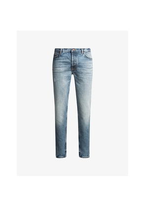 Mens Hugo Slim-Fit Straight-Leg Denim Jeans