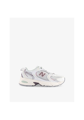 Womens New Balance Mr530 Logo-Embossed Leather and Mesh Low-Top Trainers