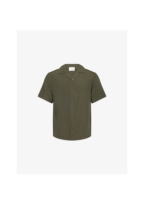 Mens Che Valbonne Camp-Collar Woven Shirt