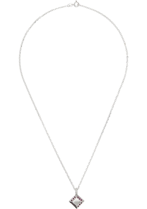 The Ouze Diamond Ruby Facet Necklace