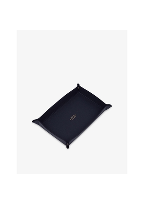 Smythson Small Rectangular Leather Trinket Tray