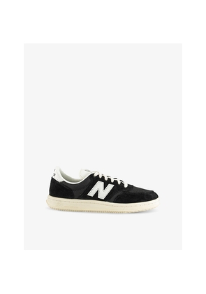 Mens New Balance T500 Suede Low-Top Trainers