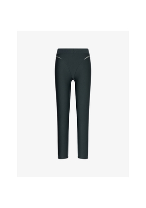Womens Alo Yoga Alo Airlift 7/8 High-Waisted Stretch-Woven Leggings