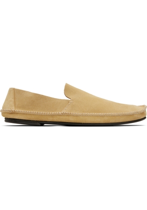 The Row Beige Tyler Loafers