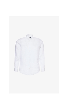 Mens Frescobol Carioca Antonio Regular-Fit Linen Shirt