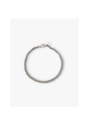 Womens La Maison Couture Assya Panama Sterling-Silver and Silk Friendship Bracelet