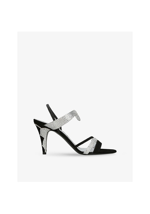 Womens Valentino Garavani L'Une Et L'Autre Suede Heeled Sandals