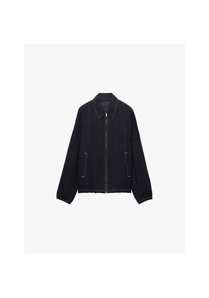 Mens Prada Contrast-Stitch Relaxed-Fit Cotton Blouson Jacket