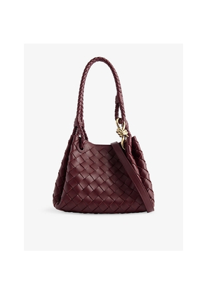 Womens Bottega Veneta Parachute Small Leather Shoulder Bag