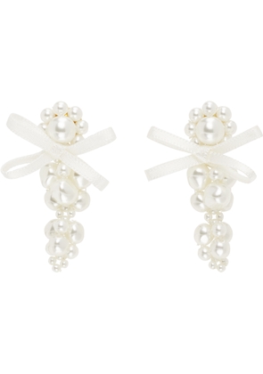 Simone Rocha Petite Bow Cluster Earrings