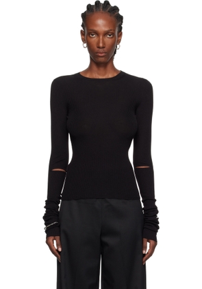 Ann Demeulemeester Black Lyell Sweater