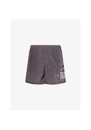Mens Duke & Dexter Tech Brand-Print Woven Shorts