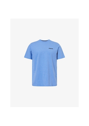 Mens Patagonia P-6 Logo Responsibili Crewneck Cotton-Blend T-Shirt