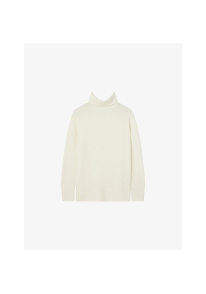 Womens Joseph Relaxed-Fit High-Neck Cashmere Jumper