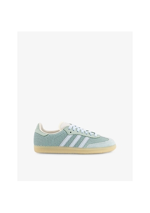 Womens Adidas Samba OG Suede Low-Top Trainers